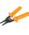 Insulated Wire Stripper And Cutter For 10-18 AWG Solid Wire 1000V Rated, Spring Loaded, Narrow Head, Self Opening