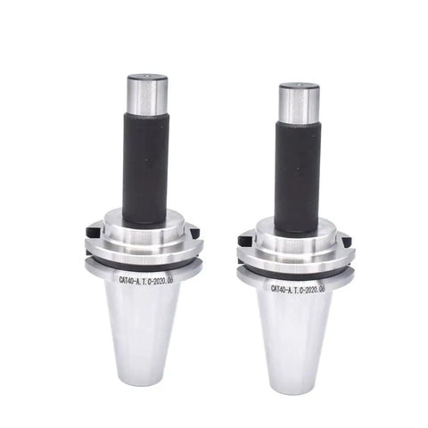 Heavy Duty Spindle Test Bar Alignment Kit For Cat40 Bt30 Bt40 Bt50 Iso30 Sk40 Hsk63a Tool Center Correction Holder Cnc Machine Shop Runout Gauge with two spindle holders.