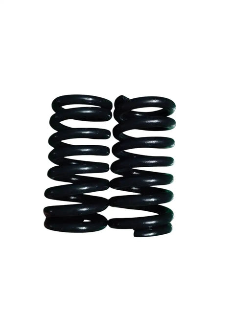 Built Different Heavy Duty Compression Springs Set Of Two High Carbon Steel Industrial Gear, 5.31in length, 2.56in outer diameter.