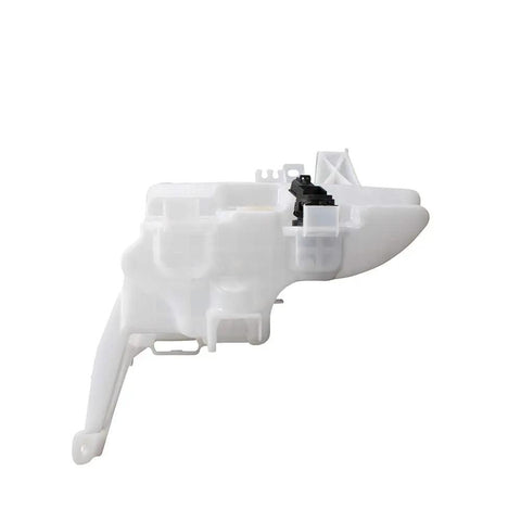 Side view of Windshield Washer Reservoir Tank Assembly With Cap And Pump No Low Fluid Sensor Direct Fit Replacement for Toyota Camry Avalon Lexus