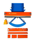 24 Inch Industrial Magnetic Pan And Box Heavy Duty Sheet Metal Brake Workhorse With Electro Magnetic Clamping System MSMB650E front view