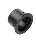0.965 to 1.25 Inch Telescope Eyepiece Adapter with stainless steel dual screw design, side view