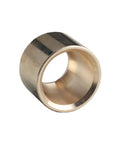 Brass 5-speed shifter bushing, hollow cylindrical spacer, side view.