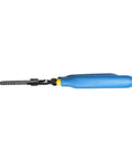 Klein Tools 11055EP wire cutter and stripper with blue handle, side view