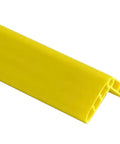 Easy Peel And Stick Yellow Heavy Duty Rubber Wall Corner Guard Anti Collision Strip Self Adhesive Edge Protector, 3.28 Feet Long