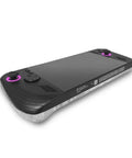 Back Plate Panel Heat Management Cover for Ally X 2024 Replacement Shell Transparent Black 1x1 fit on gaming console.