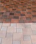 Heavy Duty 25 Percent High Solids Styrene Acrylic Concrete Sealer Brings Out Natural Color And Kills Whitening On Brick And Paved Slabs Real Deal 5 Gallon Can Protection applied to vibrant patio pavers.