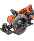 Eighteen Volt Brushless Cordless Circular Saw With Rear Grip And Seven Quarter Inch Blade designed for construction crews and weekend warriors.