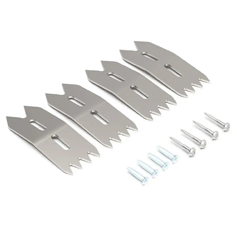4 Piece Woodworking Limit Clamp Set For Slab Flattening Mills, Pro Grade Slab Clamping Dogs And Wood Board Fixing Clamps For Precise Positioning, Quick Install And Secure Board Alignment, steel plates with screws
