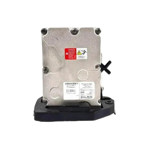 Seamless Fit Electric Air Conditioning Compressor For Vw Id 3 Id 4 Id 5 Id 6 showcasing heavy duty aluminum shell and rear view.