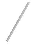 Heavy Duty Aluminum T Track Slot Miter Slab, smooth bar, shown alone, for woodworking tools like table saws and drill presses.