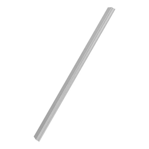 Aluminum T Slot Miter Track With Non Porous Slide Slab For Woodworking Fixtures And Sliding Sleds, side profile view