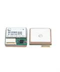 Lit Tiny M10SD 10Hz FPV GPS Compass Module For RC Drones Ultra Lightweight 18mm Square 4.8g UBX M10 GNSS Chip Front and Back View