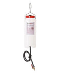 Universal Motorcycle Gas Tank Repair Kit 2L Auxiliary Fuel Tank with hose, cut off valve, lid, and air outlet on white background.