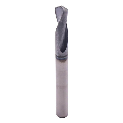 Solid carbide spotting drill, 3/16 in shank, AlTiN coated, 2-flute, 120° tip, 2 in overall length