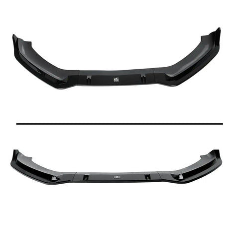 Gloss Black Front Bumper Lip Splitter Spoiler Kit For Audi A5 S5 A4 S Line B8 Series 2008 2017 3-Piece Chin Air Dam Body Kit