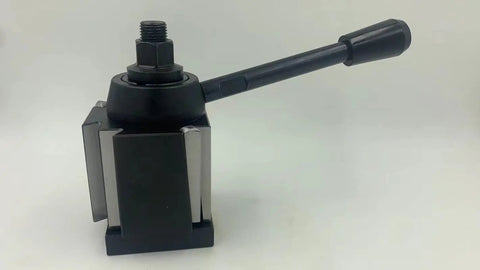 Industrial Grade Heavy Duty Quick Change Tool Post Set Built Like A Tank For Mini Lathes Up To 12 Inch Swing With Interchangeable Aloris Style Holders And Solid Wedge Mount System