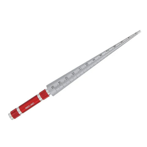 Stainless Steel Conical Bore Gauge For Precise Hole Inspection, Aperture Ruler With Taper Gauge, 0.1mm Accuracy, 3 to 15mm Range