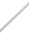 Pro Grade Aluminum Alloy T Track Miter Jig with anodized slide slab fixture shown at an angle for woodworking projects.