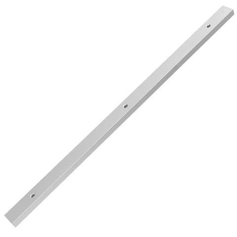 Pro Grade Aluminum Alloy T Track Miter Jig with anodized slide slab fixture shown at an angle for woodworking projects.