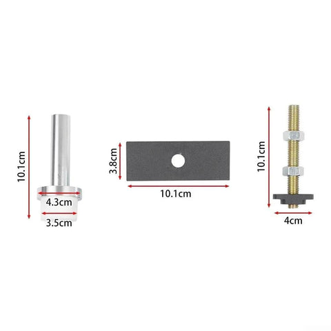 Professional CV Axle Bearing Puller Tool Kit For 8 Inch Differential With Integrated Slide Hammer Steel Removal For Front Clamshell Needle Bearings Fits 4Runner And Cruiser 2003 2018 Part 18195 For DIY Guys Doing Tough Repairs, steel parts with 10.1cm measurements
