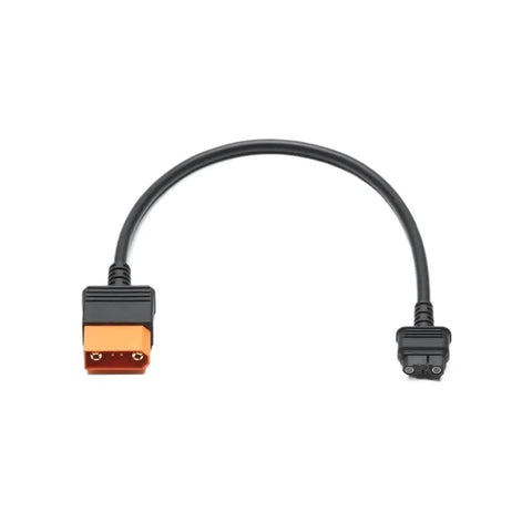 Ultra Fast Charging Cable For Power 1000 And Mavic 4 Pro Drones, Quick Charge Drone Battery Cable, black with orange connector