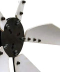Close-up of blades from DIY Wind Turbine Plans For Home Power With Hands On Guide Step By Step Windmill Build Kit For Off Grid Living