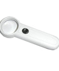 15X Handheld Magnifier With Dual LED Lights Loupe For Jewelry Inspection Coin Collecting Map Reading And Stamp Evaluation
