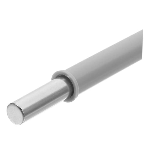 Side view of a metal hydraulic cylinder for Hydraulic Trash Can Dampers 2 Pack For Quiet Soft Close And Noise Reduction Durable Damping Device