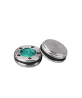 Custom Dope Green Four Leaf Putter Screws And Adjustable Weights 20 Gram setup with stainless steel design.