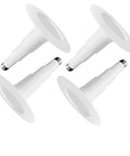 4 Inch Adjustable LED Can Light Retrofit Kit With Bevel Trim 3000K Warm White E26 Base Recessed Ceiling Lighting 4 Pack top view