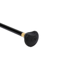 50 Caliber 28 Inch Palm Saver Replacement Ram Rod With 10 32 Threaded Ends And Screw On Polymer Handle, black rod end view