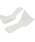Plastic Inside Corner Trowel Set, 2 Pack, 90 Degree Drywall Finishing Tools, Lightweight White, Ergonomic Grip for Smooth Corners
