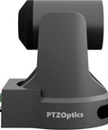 Five Pro PTZ Cameras Built Fresh For Hella Smooth Remote Meetings With Dynamic 30X Optical Zoom Plus One Sleek Joystick Controller And Five Rugged Wall Mounts For Your Top Tier Setup. Side view of a PTZ camera.
