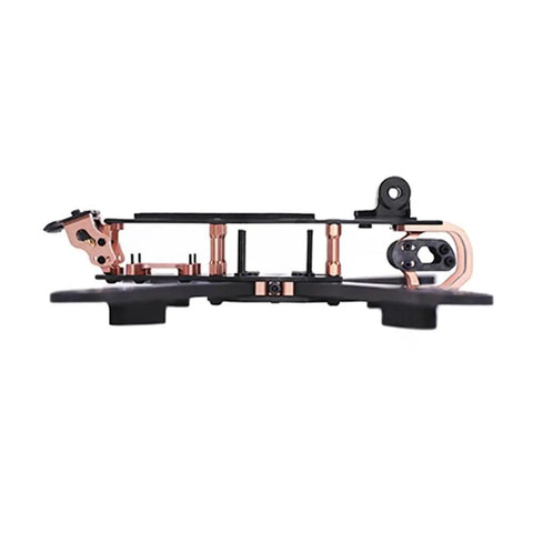 Side view of LS220 220mm Wheelbase 5 Inch T700 Carbon Fiber Frame Kit for Drones and RC Builds showcasing 6.0mm arm thickness.