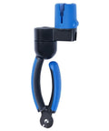All-In-One Guitar Winder, Cutter And Bridge Pin Puller For Acoustic, Electric And Bass Guitars with scratch-free rubber head