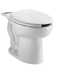 Cadet Pressure Assist Elongated Toilet Bowl With Sixteen And A Half Inch Chair Height, Floor Mount, EverClean Surface, side view.