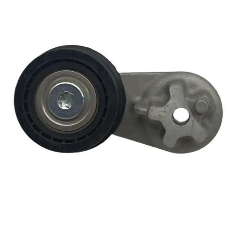 Upgrade Your Ride With This Smooth C2D19768 Petrol Drive Belt Idler Pulley perfect for XJL XF and XE models, grey metal and black rubber construction.