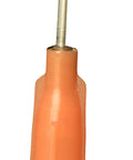 Precision Glue Syringe For Flatback Rhinestones And Hobby Crafts, 5 mL With 15 Gauge Orange Tip, close-up of orange tip