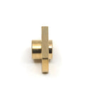 Close-up of brass nut for 365mm T8 Lead Screw With 2mm Lead And Brass Nut Z Axis Upgrade Kit For Ender 3 V2 Neo Ender 3 Pro Ender 3 And Voxelab 3D Printers.