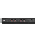 Cut The Cord Hassle With This Badass Smart Power Strip Featuring A Three Meter Cord Four Ac Sockets Ethernet Control For Remote Device Monitoring And A Knockout Black Finish.