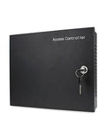 No-Nonsense Four Door Access Control System With TCP/IP Wiegand Panel And Remote Open shown in black metal casing with key