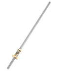 Beefed Up T8 Threaded Rod Screw Lead Screw With Anti Backlash Nut Spring Loaded Stainless Steel Nut For 3D Printers 304
