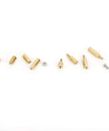 Brass M2.5 Standoff Spacer Kit With Screws And Nuts 180 Piece Assortment For PC Builds And DIY Projects Heavy Duty Hardware For Computers Electronics And Industrial Applications, brass spacers and screws