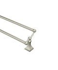24 Inch Wall Mount Double Towel Bar In Brushed Nickel For Bathrooms And Kitchens, Ultra Durable Stainless Steel, Modern Warm Finish, Easy Install
