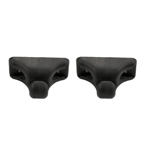 Sun Visor Clip for Porsche 924 944 968, Black Retainer Clip Set, Solid OEM Replacement, Fits 94473143900, Two Piece