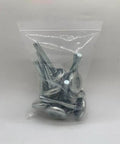 2 Inch Steel Door Rollers For Overhead Roll Up Doors Replacement Pack Of 10 For Trucks And Trailers in clear plastic bag