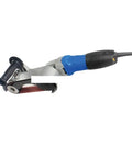 Handheld Pipe Belt Sander And Tube Polisher For Circular Grinding And Rust Removal On Round Metal Pipes, featuring ergonomic handle.