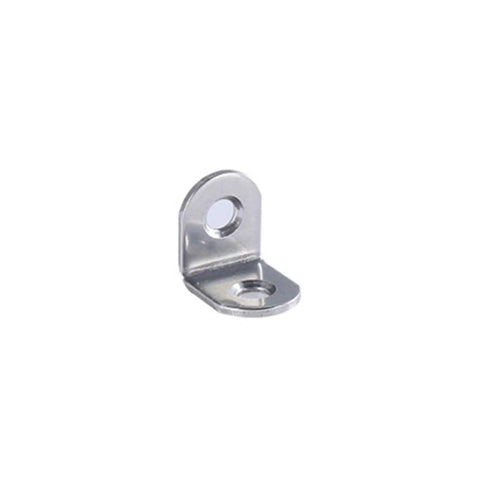 Heavy Duty Rust Proof L Brackets Sling Blades Built Tough For Shelves Walls And Cabinets With Countersunk Screws Slick Stainless Finish corner mount detail