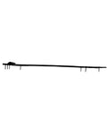 18 Inch Black Wrought Iron Fleur De Lis Strap Hinge Set Flush Mount Heavy Duty Gate And Door Hinges With Hardware Indoor Outdoor Use